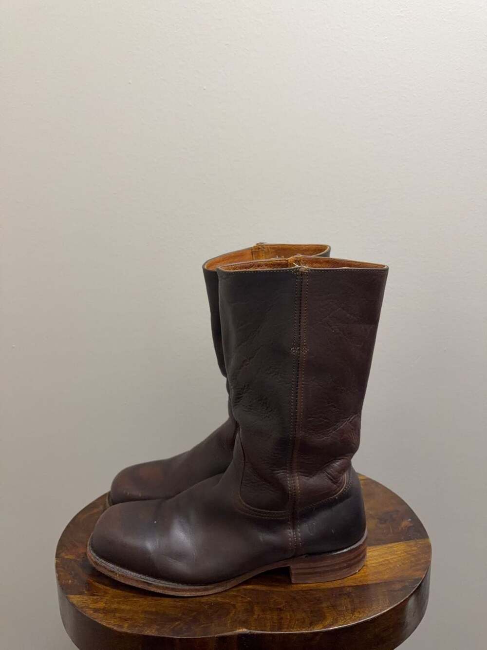 Frye Gaucho Campus Leather Boots - Picture 2 of 7